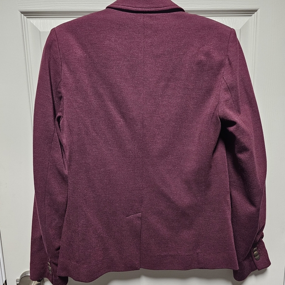J. Crew Women's Burgundy Schoolboy Blazer - Size 4 - Picture 2 of 7